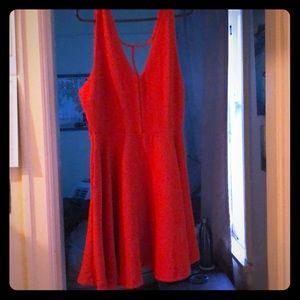 Mink pink red dress